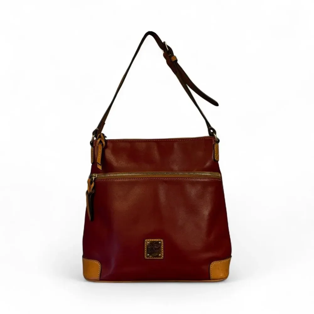 Dooney & Bourke Wexford Smooth Leather Crossbody Color Mulberry